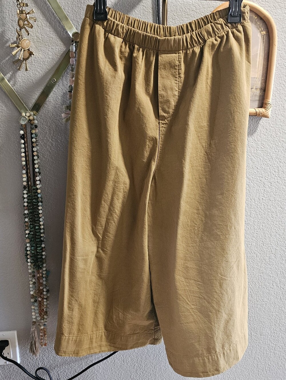 Top Shop A-line Culottes In Tan - Picture 5 of 5
